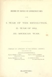 Connecticut Military Record, 1775-1848