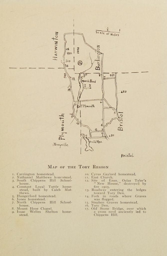 Map of the Tory Region